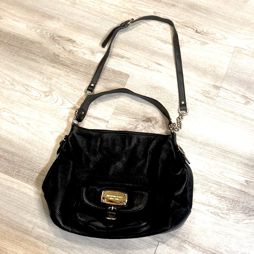 Black Michael Kors handbag purse